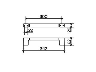 Поручень Keuco Collection Moll 12707010000 хром Поручень Keuco Collection Moll 12707010000 хром