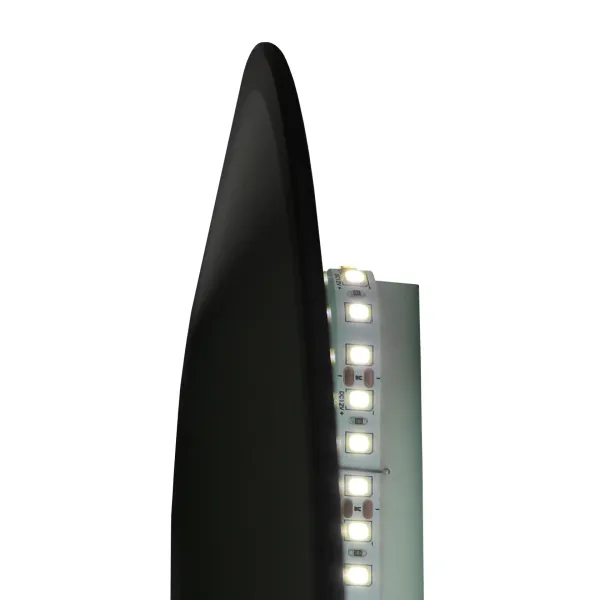 Зеркало Reflexion Black View RF4001BV бесконтактным сенсором диммером часами черной окантовкой 50х70