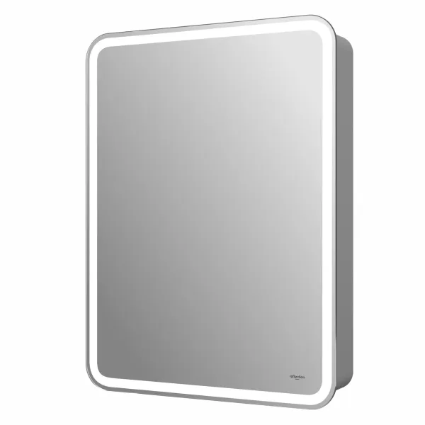 Зеркало-шкаф Reflexion Circle 60L RF2109SR с подсветкой 60х80