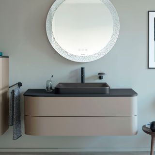 Тумба под раковину Duravit Happy D 2 Plus 130 HP497209292 подвесная коричневая черная Тумба под раковину Duravit Happy D 2 Plus 130 HP497209292 подвесная коричневая черная