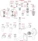 Сифон для раковины AlcaPlast Design цельнометаллический квадратный A401