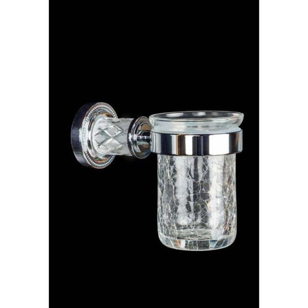 Стакан Boheme Murano Crystal хром 10904-CRST-CH Стакан Boheme Murano Crystal хром 10904-CRST-CH