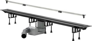 Дизайн-вставка для душевого лотка Viega Advantix Vario 711870 чёрная сталь