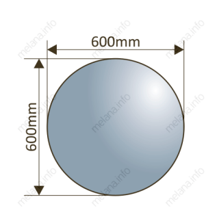 Зеркало с LED-подсветкой Melana MLN-LED088 60см Зеркало с LED-подсветкой Melana MLN-LED088 60см