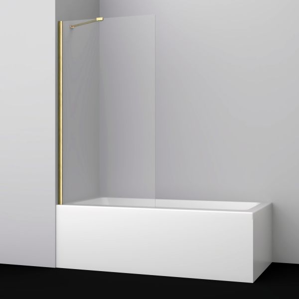 Шторка на ванну Wasserkraft Aisch 80x140см золото 55P01-80 Fixed Шторка на ванну Wasserkraft Aisch 80x140см золото 55P01-80 Fixed