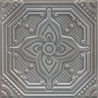 Декор Kerama Marazzi SSA001 Салинас серый глянцевый 15x15x0,69