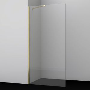 Душевая перегородка Wasserkraft Aisch 90см золото 55W39