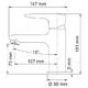 Wasserkraft Vils 5603 Смеситель для умывальника