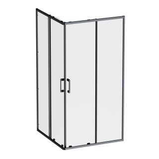 Душевой уголок Am.Pm Above W9XG-403-100100-BT 100x100 см профиль чёрный матовый стекло прозрачное
