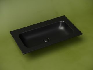 Раковина Ceramicanova Грация (Grace) CN7012MBwx 80 см чёрный матовый
