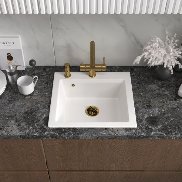 Мойка кухонная Reflexion Mini 50-WH RX1150WH белый