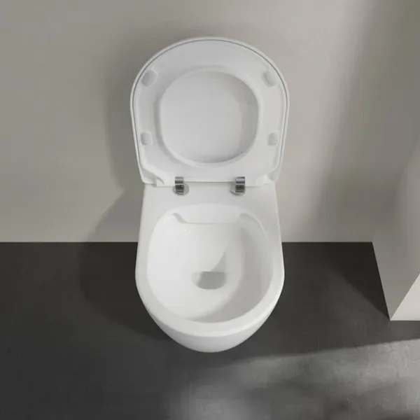 Подвесной унитаз Villeroy & Boch Avento Directflush 5656RS01 с крышкой-сиденьем Slim