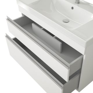 Тумба под раковину Dreja Grace Plus 99.0906 90 см белый матовый