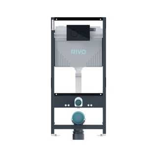 Инсталляция RIVO Set A для унитаза 200001.5 с клавишей смыва RIVO Touch Neo чёрный