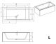 Акриловая ванна Riho Lugo Plug and Play B134015005 L 180х90см белый
