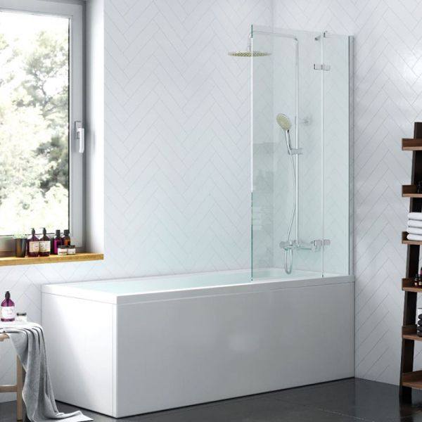 Шторка на ванну Am.Pm Tender W45BS-D3W5-140CT 140x80см хром