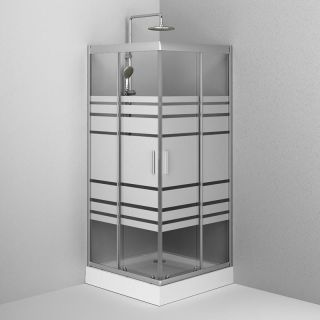 Душевой уголок Am.Pm Tender Squre Slide W45G-403-090TM 90x90 см хром