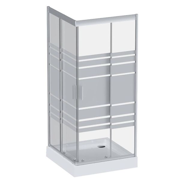 Душевой уголок Am.Pm Tender Squre Slide W45G-403-090TM 90x90 см хром