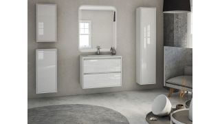 Тумба под раковину Cezares 100x57 Bianco Lucido Glass 41803
