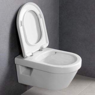 Унитаз подвесной Villeroy & Boch Omnia Architectura 5684HR01 alpin, безободковый c крышкой Унитаз подвесной Villeroy & Boch Omnia Architectura 5684HR01 alpin, безободковый c крышкой