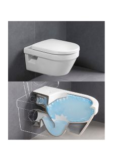 Унитаз подвесной Villeroy & Boch Omnia Architectura 5684HR01 alpin, безободковый c крышкой Унитаз подвесной Villeroy & Boch Omnia Architectura 5684HR01 alpin, безободковый c крышкой