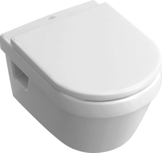 Унитаз подвесной Villeroy & Boch Omnia Architectura 5684HR01 alpin, безободковый c крышкой