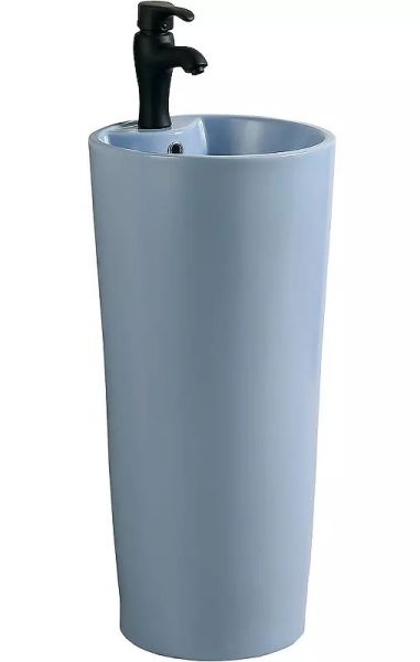 Раковина напольная SantiLine SL-4007BM 41см голубой