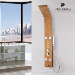 Душевая панель Denberg LT-202 с термостатом бамбук