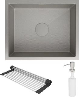 Кухонная мойка RoxenBath Uno 54 560210-54S сатин текстурное покрытие