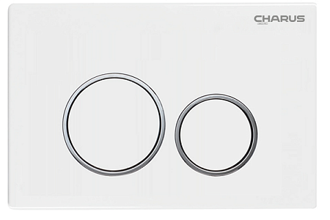 Клавиша смыва Charus Spazio FP.330.11.01 белый глянцевый