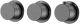 Встраиваемый смеситель 3-проходной Boheme Stick 124-T-3-GM.1 с термостатом графит матовый