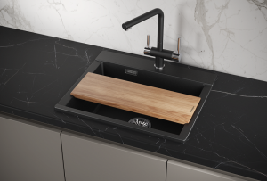 Мойка кухонная Granula 5804, ШВАРЦ