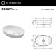 Раковина Whitecross Nesko 0744.058037.200 58 см белый матовый