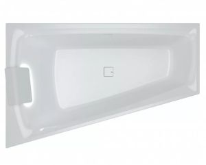 Акриловая ванна с подсветкой Riho Still Smart LED B101003005 R 170х110см светодиоды и подголовник слева белый