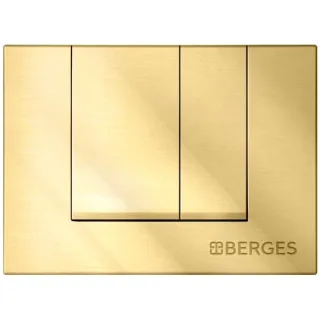 Кнопка смыва Berges для инсталляции NOVUM S9M 040049M золото матовое
