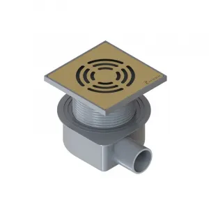 Душевой трап Boheme Smart Design 985-10-MG 10 см золото матовое