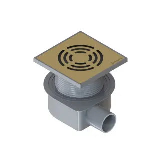Душевой трап Boheme Smart Design 985-10-MG 10 см золото матовое Душевой трап Boheme Smart Design 985-10-MG 10 см золото матовое