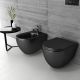 Подвесной унитаз Isvea Infinity 10NF02001SV-2N безободковый крышка микролифт чёрный матовый Подвесной унитаз Isvea Infinity 10NF02001SV-2N безободковый крышка микролифт чёрный матовый