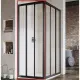 Душевая дверь Ravak Supernova ASRV3-90 15V703R2Z1 90 см профиль чёрный стекло Transparent