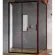 Боковая стенка Ravak Blix Slim BLSPS-90 X9BM70300Z1 90 см профиль чёрный стекло Transparent