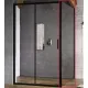 Боковая стенка Ravak Blix Slim BLSPS-90 X9BM70300Z1 90 см профиль чёрный стекло Transparent