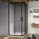 Душевой уголок Ravak Blix BLSRV2-90 X9BM40300Z1 90x90 см профиль чёрный стекло Transparent