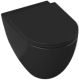 Подвесной унитаз Isvea Infinity 10NF02001SV-2N безободковый крышка микролифт чёрный матовый Подвесной унитаз Isvea Infinity 10NF02001SV-2N безободковый крышка микролифт чёрный матовый