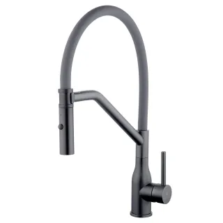 Смеситель для кухни Faraday FA-T4072-17 под фильтр для питьевой воды оружейная сталь/серый