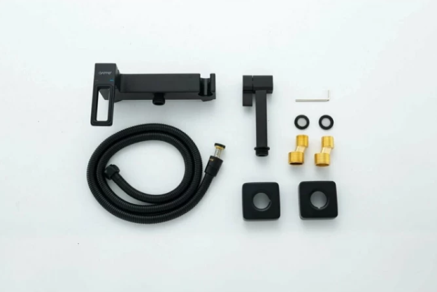 Гигиенический душ со смесителем Gappo G2017-6 чёрный