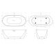 Акриловая ванна BelBagno 170x80 BB415-1700-800 без гидромассажа