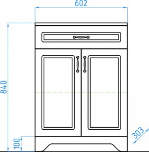 Комод Style Line Олеандр-2 60 ЛС-00000347