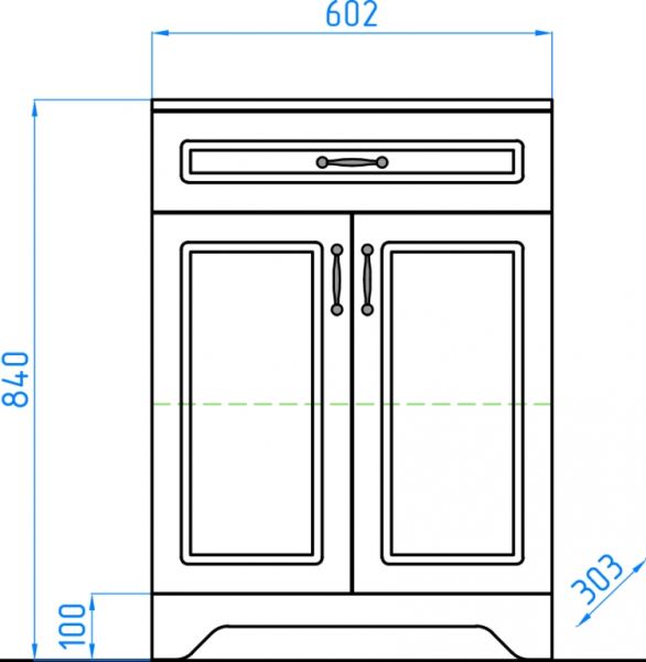 Комод Style Line Олеандр-2 60 ЛС-00000347