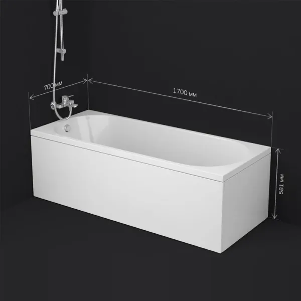 Ванна акриловая Am.Pm X-Joy W94A-170-070W-A 170x70 см без гидромассажа Ванна акриловая Am.Pm X-Joy W94A-170-070W-A 170x70 см без гидромассажа
