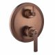 Встраиваемый смеситель Swedbe Terracotta Art 2518 с подключением на три выхода бронза